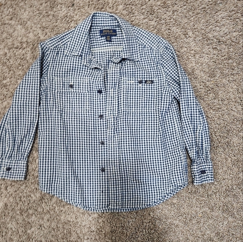 Polo Ralph Lauren Toddler Boys Cotton Shirt, Size 4/4t